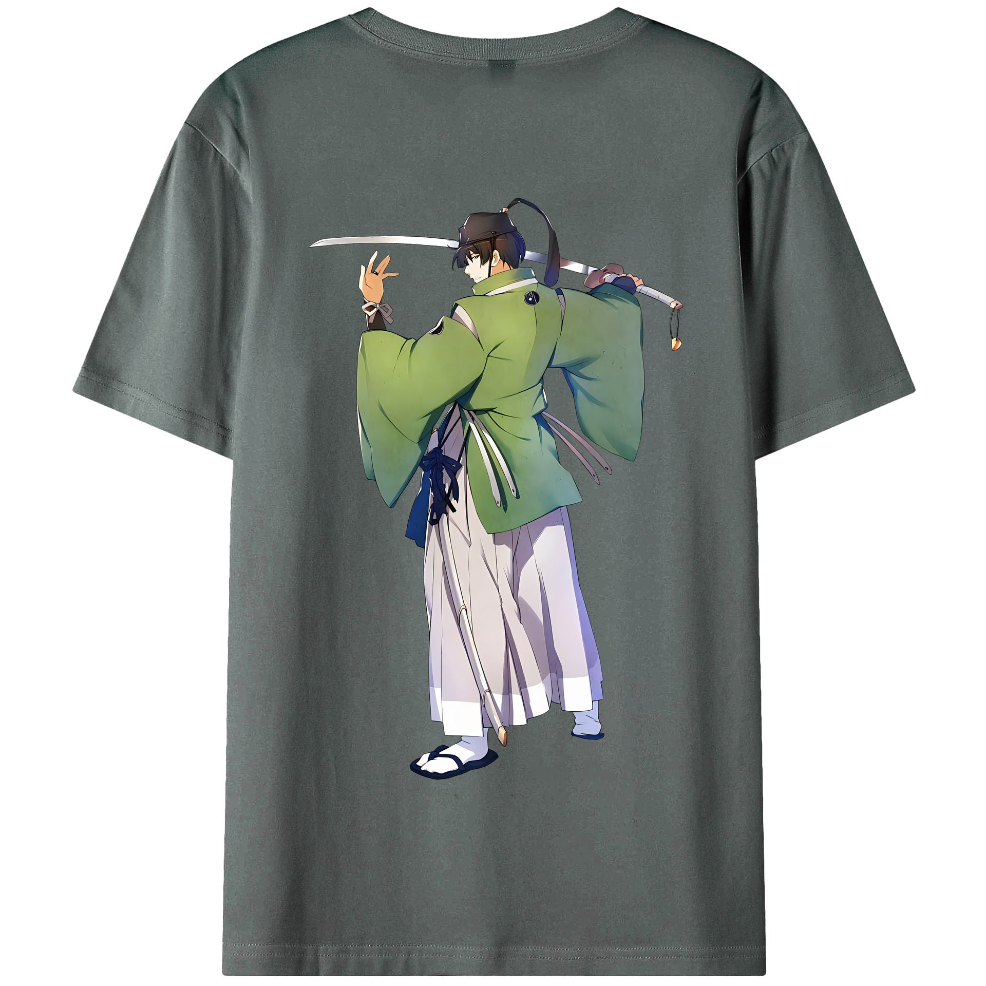 （画像用） 刀剣乱舞 Touken Ranbu 綿100％半袖Tシャツ（背面プリント）